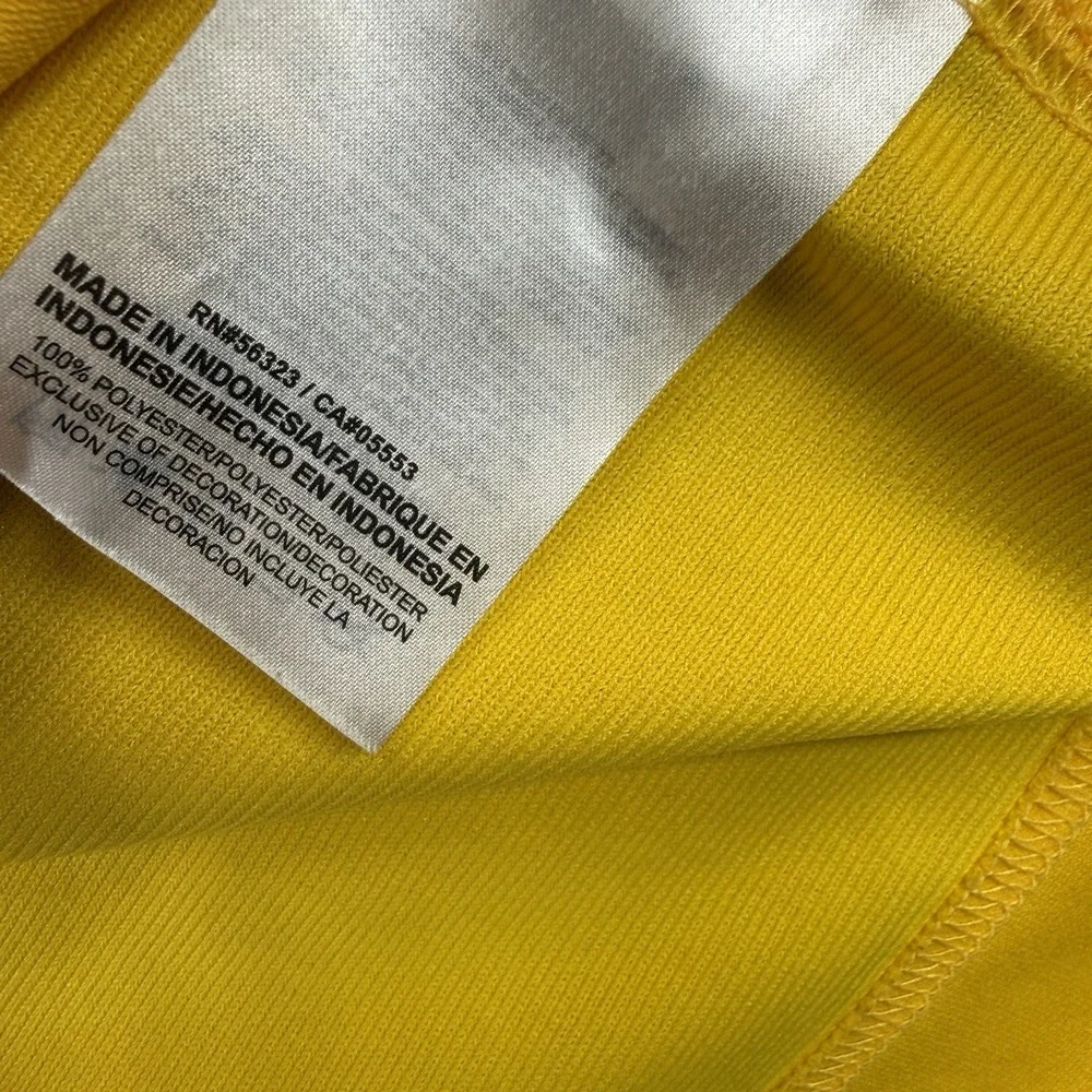 Nike Team Michigan Wolverines Authentic Hockey Jersey Mens Size L Yellow B1G